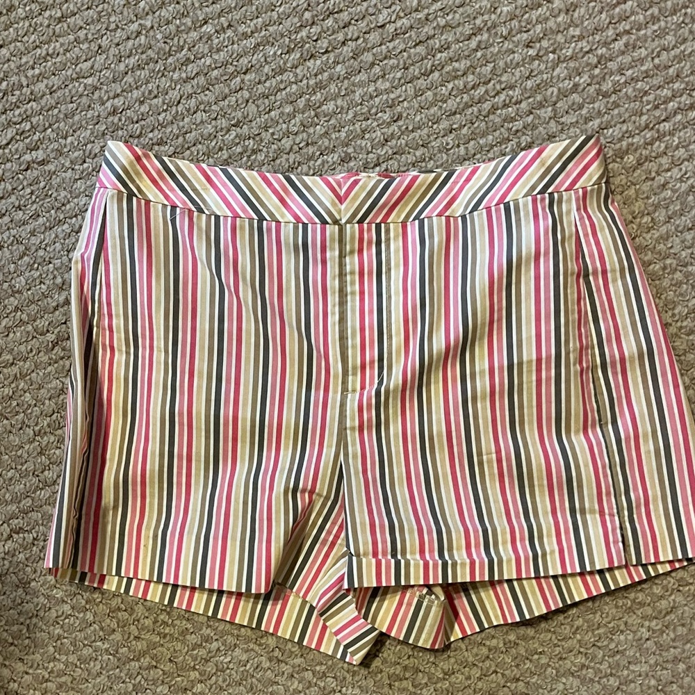 Vintage J Crew Striped Multicolor Women's Shorts